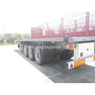 Customer's requirement Steel tri-axle semi trailer